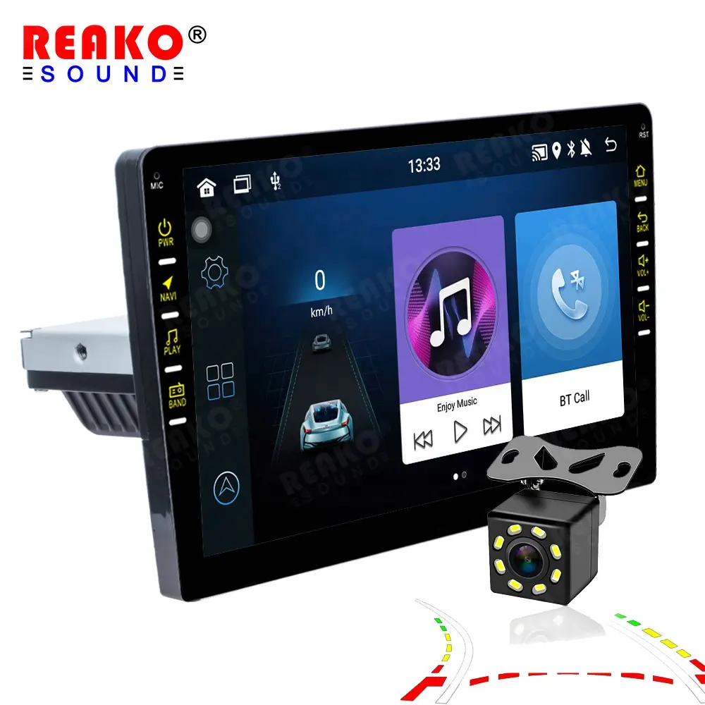 Universal 9 ''1 Din 9 pollici Single Din Car Android Touch Screen Radio Stereo Wifi Mirror Link con telecamera di retromarcia