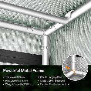 Trilite professionnel personnalisé intérieur pour tente de culture Offre Spéciale 2000D 60*60*180cm cadre en métal <span class=keywords><strong>usine</strong></span> complète pour la plantation - Product Image 4