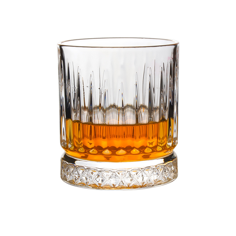 Wholesale Custom round whiskey glass cup whiskey glasses whiskey glass tumbler