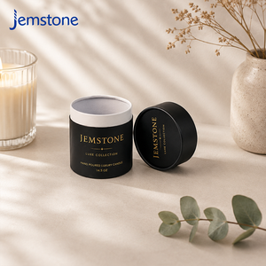 Personalized Luxury Handmade Craft Candle Paper Tube Eco-Friendly Round Kraft Paper Tube Packaging For Cosmetic - Product Image 3