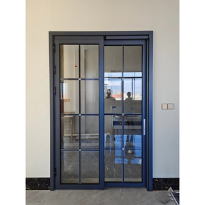 Tiết kiệm không gian Bi-directional mở nhôm Patio cửa nhiệt phá vỡ Tempered Kính trượt-pivot thiết kế nhà máy Outlet - Product Image 2