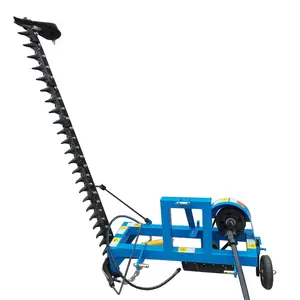 Traktör üç nokta süspansiyon çim hasat pistonlu çim biçme makinesi