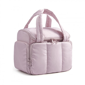 Bolsa de Maquillaje Popular de Algodón Acolchado, Organizador de Bolsos de Viaje de Gran Capacidad - Product Image 1