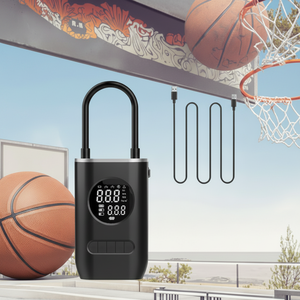 Pompe électrique numérique rechargeable 150 Psi haute pression alimentée par batterie pour sports de ballon avec moteur DC et contrôle entièrement automatique - Product Image 3