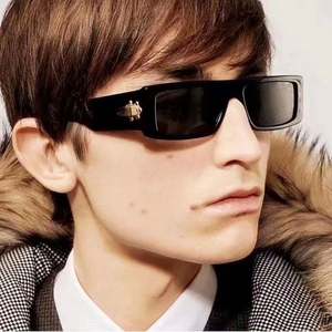 Lunettes de soleil carrées vintage de luxe pour femmes, très vendues en 2021, UV400, petites lunettes de soleil rectangulaires pour hommes - Product Image 1