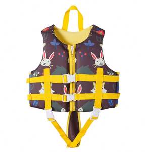 سترة نجاة للأطفال والشباب بتصميم كرتوني جميل متوفرة في المخزون، مناسبة للأولاد والبنات، قطعة واحدة مخصصة للطفو - Product Image 4