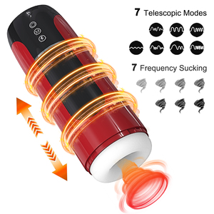 كوب اهتزازي أوتوماتيكي, كوب اهتزازي لامتصاص تلسكوبية للرجال البالغين للاستمناء - Product Image 3