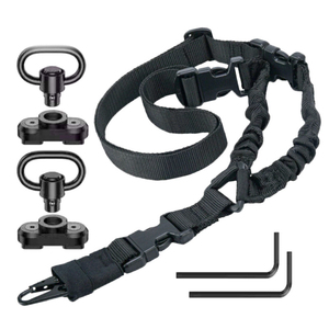 Sangle tactique à point unique pour accessoires de fusil, sangle robuste à détachement rapide, sangle réglable en nylon, sangle de ceinture - Product Image 5