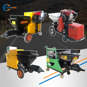 Machine à pulvériser du mastic pour murs en béton de la marque Xuanhua, best-seller, avec moteur de 4 kW pour l'application de mortier de stuc - Product Image 6