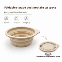 Nouvelle gamelle pliable en silicone de qualité alimentaire pour chat et chien, portable, pour les voyages en extérieur