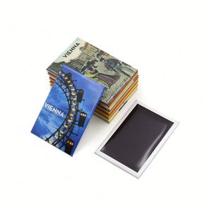 Best Selling High Quality Customized Austrian and Italian Scenery Souvenir Gift Design Tin <b>Fridge</b> Magnet - Product Image 3