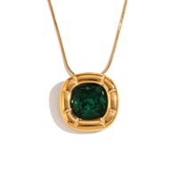 Perhiasan Set Bunga Trendi Musim Semi Desain Mewah Emas 18K Baja Anti Karat Zirkonia untuk Pernikahan Pesta Hadiah Kalung Anting Cincin
