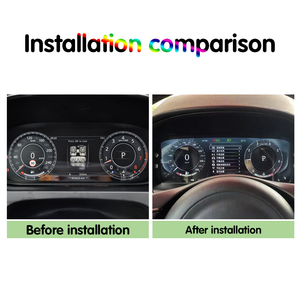 Krando 12,3 pulgadas Linux Dashboard Panel de instrumentos LCD Car Cockpit Digital Cluster para <span class=keywords><strong>Jaguar</strong></span> E Pace Velocímetro Consola de pantalla - Product Image 4