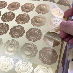 Custom Printed Self-Adhesive Packaging <b>Labels</b> Stickers Glossy Waterproof Holographic Color Personalized Logo PVC Material Free - Product Image 5
