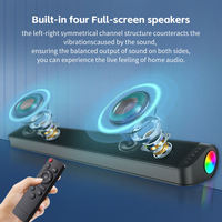 Barre de son TV 20W sans fil portable pour ordinateur portable, PC, système home cinéma, haut-parleur TV