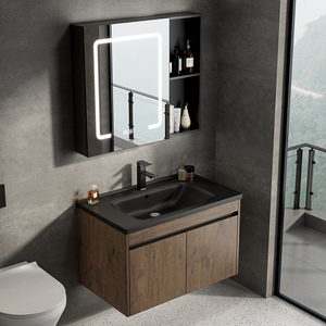 Bagno moderno <span class=keywords><strong>lavabo</strong></span> in alluminio a nido d'ape <span class=keywords><strong>lavabo</strong></span> in ceramica impermeabile con lavandino a parete mobile bagno per bagno - Product Image 3