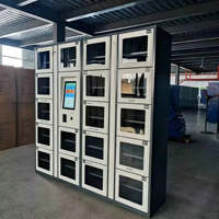 Armoire de gestion des matériaux et des outils pour usine intelligente, avec empreinte digitale et RFID, inventaire automatique, armoire de prêt-retour d'articles d'atelier