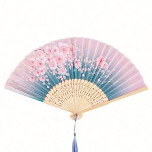 Éventails pliants en bambou de haute qualité en bois, vente en gros, éventails pliants personnalisés pour pochette - Product Image 2