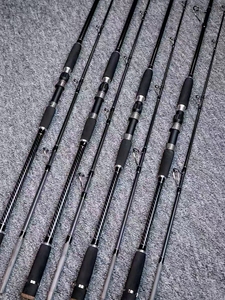 Canne à pêche spinning en carbone haute qualité, super résistante et rapide, deux sections. - Product Image 3