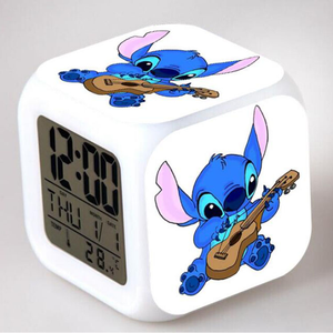 Reloj <span class=keywords><strong>despertador</strong></span> Digital con luz LED <span class=keywords><strong>de</strong></span> Bola <span class=keywords><strong>de</strong></span> Dragón, accesorio moderno con diseño <span class=keywords><strong>de</strong></span> cubo, <span class=keywords><strong>Stitch</strong></span>, Lilo, dibujos animados, para estudio - Product Image 5