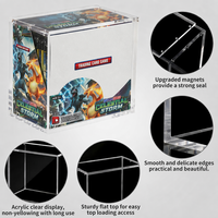 Boîte de protection en acrylique à ouverture facile pour Pokémon Elite Trainer Box ETB Booster Box TCG Protection Collection