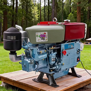 कृषि उपकरणों के लिए क्षैतिज, कॉम्पैक्ट, छोटे आकार का 10hp zs195 डीजल इंजन - Product Image 1