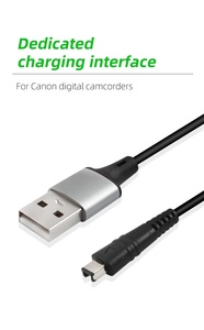 <span class=keywords><strong>CA</strong></span>-110 <span class=keywords><strong>CA</strong></span>-110E CA110E USB電源ケーブル CA110 キヤノンカメラ LEGRIA HF M50 R28 R27 R26 R206 R205 R46 R48 R406 R56 R506 Mini X用 - Product Image 2