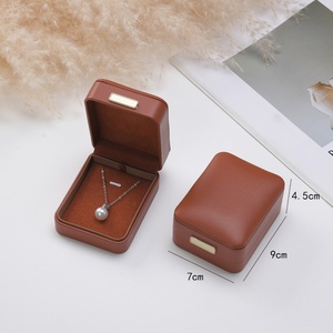 Luxury Jewelry Packaging <b>Box</b> Full Set Necklace Ring <b>Earrings</b> Pu Leather Jewellery Set <b>Box</b> with Custom logo - Product Image 5