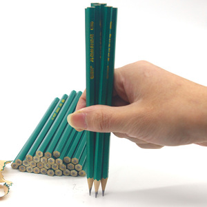 Lápices hexagonales verdes HB de 17.5 cm, lápices de madera para escribir, exámenes y dibujo para estudiantes - Product Image 2