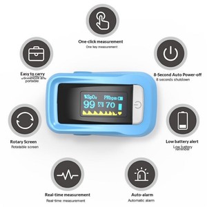 Oxymètre de pouls au doigt le mieux noté, moniteur d'oxygène sanguin portable, haute précision, facile à utiliser, appareils pour usage domestique - Product Image 3