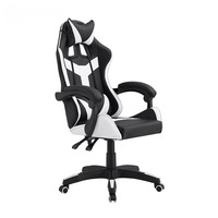 Chaise de jeu de course personnalisée à dossier haut, ergonomique, inclinable, avec appuie-tête ailé, coussin lombaire et base robuste réglable, OEM ODM