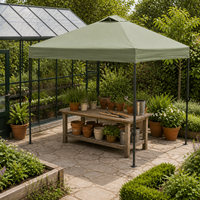 Tente instantanée personnalisée 10x10 en PVC imperméable et résistant aux UV, avec structure en acier de 40 mm, installation rapide, pour exposition et stand de marché