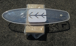 Venta al por mayor de material de casco de PC transparente SUP Paddle Board EQUIPO DE SURF acuático para deportes acuáticos - Product Image 2