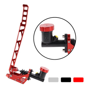 Frein à main hydraulique Auso-Racing en alliage d'aluminium rouge, noir, argent pour la mise à niveau des voitures de drift et de course - Product Image 2