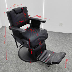 Z Modern Fully Automatic Put Down <b>Lift</b> Height Adjustment Hairdressing Salon Beauty Barber <b>Chair</b> for High-end Barbershop - Product Image 1