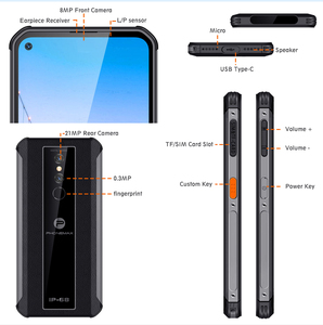 Trung Quốc Thương hiệu <span class=keywords><strong>Android</strong></span> Màn hình gồ ghề điện thoại di động mở khóa pin lớn <span class=keywords><strong>LTE</strong></span> sạc nhanh 6.35 inch IP68 không thấm nước điện thoại thông minh - Product Image 6