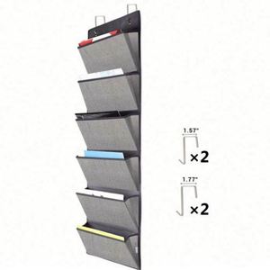 Included Over Door Hangers Hanging <b>Scrapbook</b> Papers Organizer for Office Folder Files for Living Room Use - Product Image 1