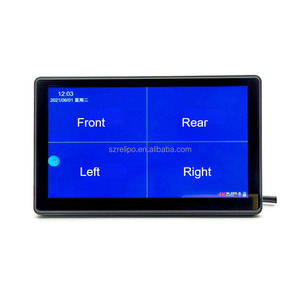 צג רכב 4Ch HD 1024x600P TFT LCD עם מסך מגע ותצוגה מפוצלת ל-4 - Product Image 2