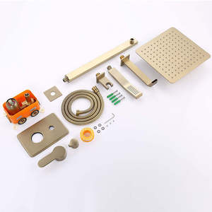 Set da bagno a doppia funzione oro moderno, - Product Image 6