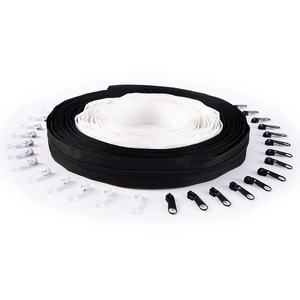 شريط سلسلة طويلة بسحاب من النايلون التنافسي 3 #5 7 10 للملابس مفارش سرير مخصص بسحاب دوار للخياطة - Product Image 5