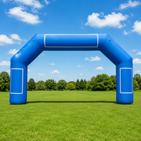 Arche d'entrée résistante au vent de qualité commerciale, arche gonflable en vinyle durable, taille personnalisée, pour compétitions sportives en extérieur et en intérieur