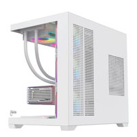 Boîtier d'ordinateur de jeu OEM Ryzen 360 Tours de bureau en alliage d'aluminium Panneau latéral en verre ATX Tour complète verticale en stock