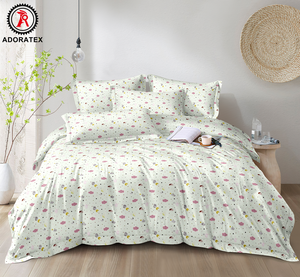 Set Biancheria da <span class=keywords><strong>Letto</strong></span> Anti-sbiadimento con Lenzuolo e Due <span class=keywords><strong>Federe</strong></span>, 4 Stagioni, Ordini <span class=keywords><strong>Grandi</strong></span> Quantità, MOQ Basso - Product Image 3