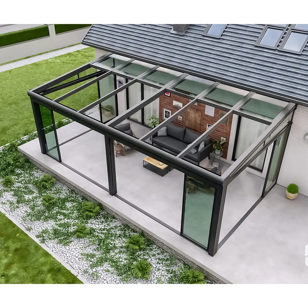 태양 방을 위한 주문을 받아서 만들어진 디자인 자동적인 철회 가능한 미끄러지는 채광창 지붕
