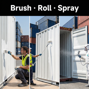 Water Based Heat Reflective Insulation <b>Paint</b> Odorless Anti Condensation <b>Coating</b> For Shipping Container Inner Wall - Product Image 4