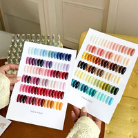 NAIL&YOLLY – Kit de vernis gel laiteux auto-nivelant 60 couleurs, flacon rond, deuxième génération améliorée, gel UV pour ongles