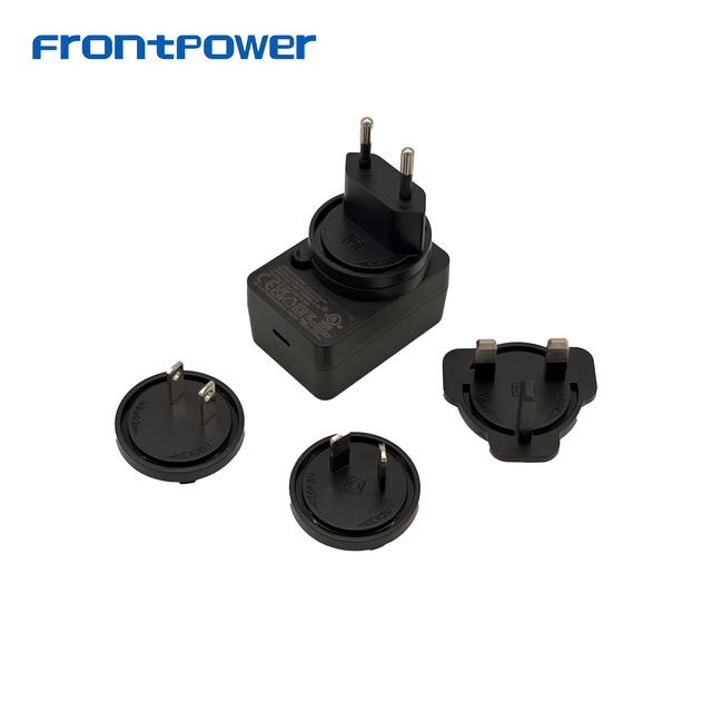 Frontpower USB-C adapter 5V 3.5A 5V 3A 5V 2.5A 5V 2A UL CE UKCA SAA PSE Interchangeable 5V 1.5A 5V 1A Wall Adapter