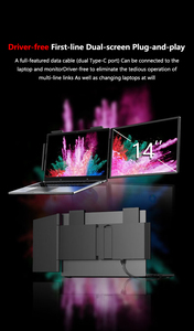 จอภาพพกพาคุณภาพสูงขนาด 15.6 นิ้ว แบบ LED ชนิด Type-C สำหรับแล็ปท็อป พร้อมแผง IPS อัตราส่วน 16:9 60Hz - Product Image 3