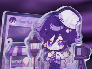 Soporte Acrílico OEM/ODM <span class=keywords><strong>Danganronpa</strong></span> Chibi Kokichi Oma, Soporte Acrílico Intercambiable de Múltiples Piezas, Regalo para Fans del <span class=keywords><strong>Anime</strong></span> - Product Image 4