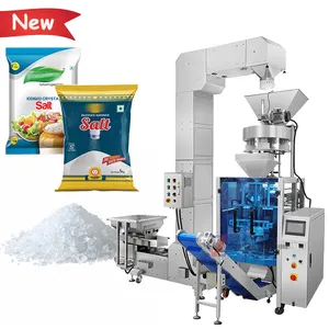 Fully automatic pouch bag iodized cooked edible salt packing packaging machine